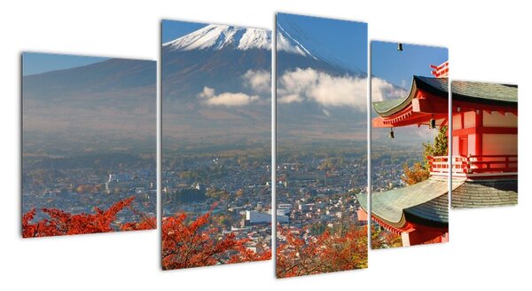 Hora Fuji - moderný obraz (Obraz 150x70cm)