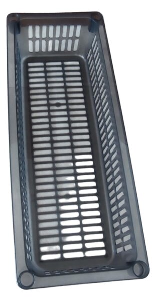 Usporadejto.cz Úložný kôš, box a organizér extra hlboký 50cm x 20cm INVA, dymový
