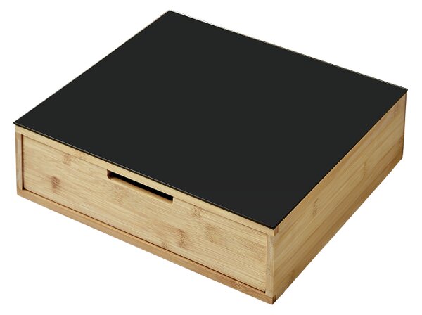Kesper 58953 Organizér na čaje a kávové kapsule bambus 30 x 10 x 30 cm