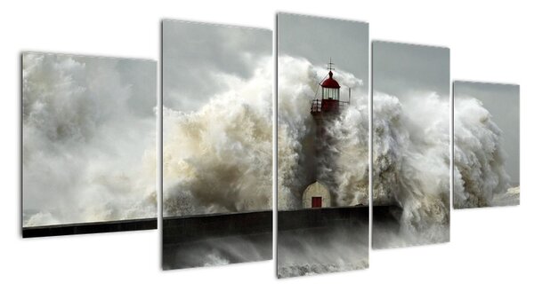 Maják na mori - obraz (Obraz 150x70cm)