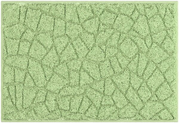 LineaDue TERAZZO - Kúpeľňová predložka zelená Rozmer: 60x100 cm