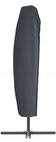 Dekorstudio Veľký záhradný slnečník Dallas- 350 cm - tmavo sivý