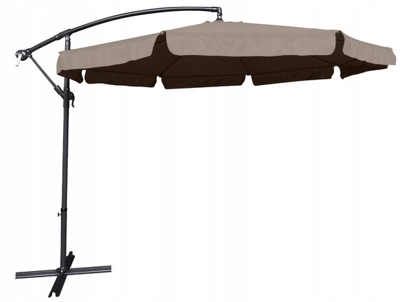 Dekorstudio Veľký záhradný slnečník Dallas - 350 cm - béžový