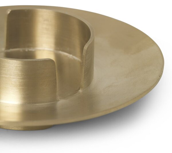 Mosadzný svietnik Block Brass 11 cm