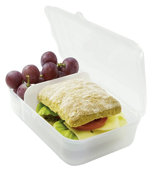 Rotho Desiatový box, delený s priehradkou, FUNBOX, 0,9 l