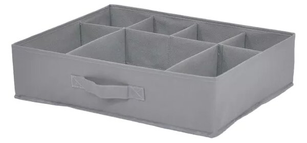 Zeller Present Organizér na spodnú bielizeň, 7 priehradiek, 44x34x11 cm, antracit