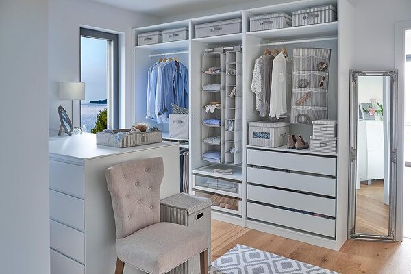 Zeller Present Organizér na spodnú bielizeň, 12 priehradiek 44x34x11, prúžok