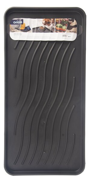 Orion Odkvapkávač na topánky, podložka ANTI-DROPS XXL, antracit 78 x 38 cm