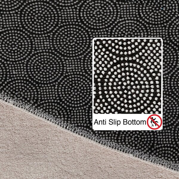 Krémový prateľný okrúhly koberec ø 160 cm Sky – Ayyildiz Carpets