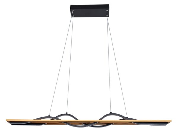 Italux PND-23848-30W-BK-GD LED závesné stropné svietidlo Conato | 35W integrovaný LED zdroj | 1200lm | 3000K