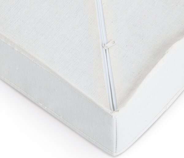 Zeller Present Organizér na spodnú bielizeň, WHITY, štvorec s 16 priehradkami, 30x30x11 cm
