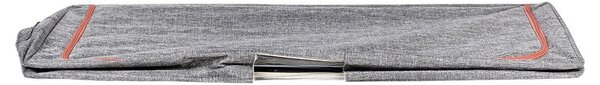VILDE Látkový pevný box na uskladnenie textilu, sivý PILLOW 95 x 45 x 16 cm (68l)