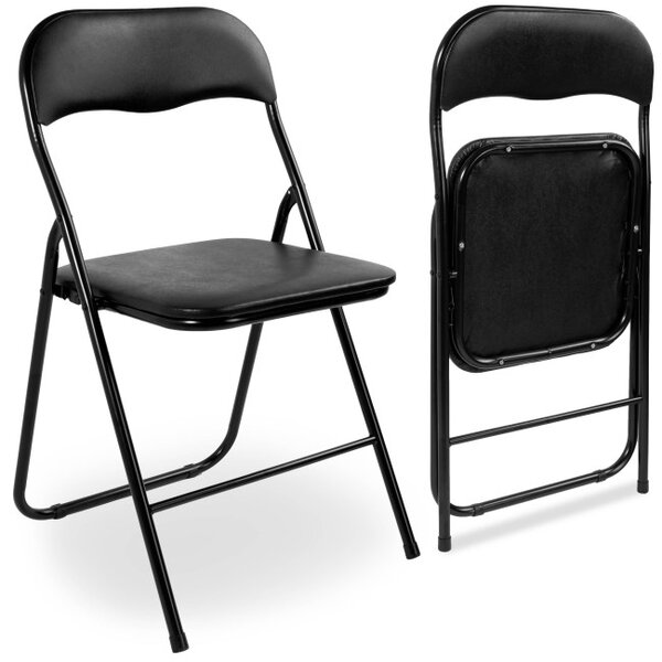 Sada rozkladacích stoličiek BASICO čierna (4 ks)