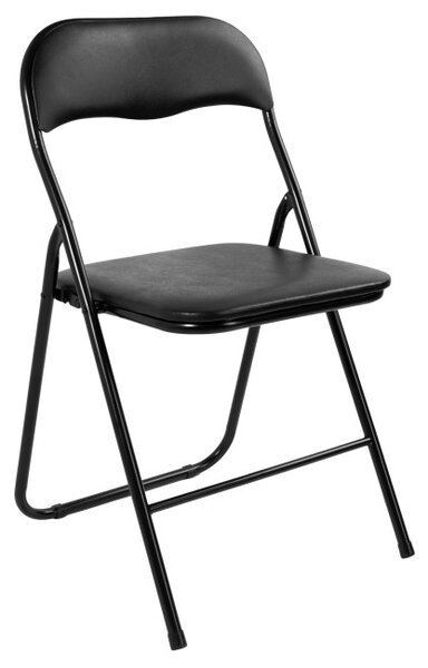 Sada rozkladacích stoličiek BASICO čierna (4 ks)