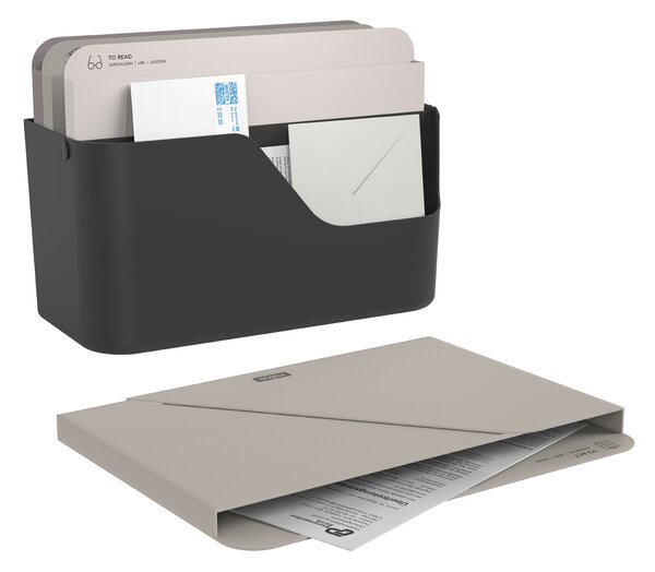 Rotho Súprava – Organizér na poštu + Archivačný box - myPAPER čierny
