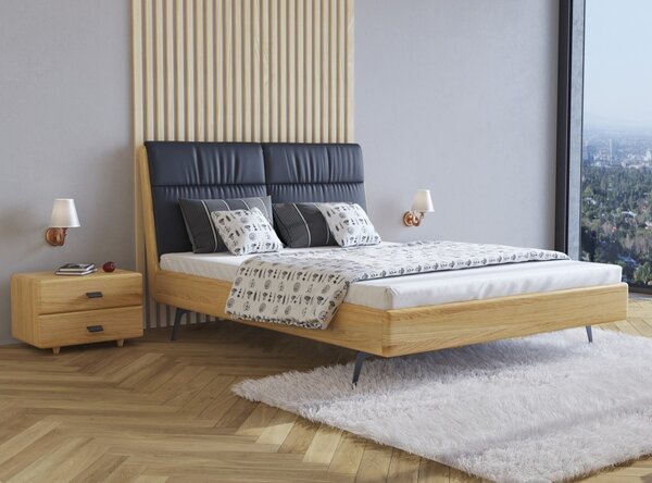 Masívna posteľ Hanna 180/160/140 x 200 cm jaseň