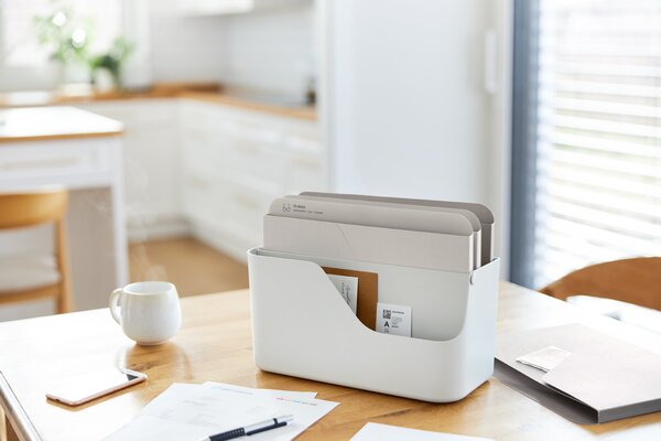 Rotho Súprava – Organizér na poštu + Archivačný box - myPAPER biela