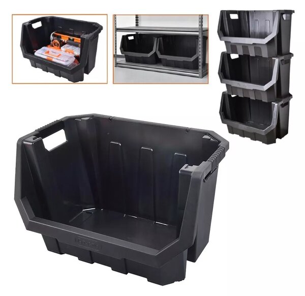 Kistenberg TRUCK MAX Plastový úložný box 39,6x29x28cm, čierna KTRM4030
