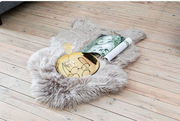 Biela umelá kožušina Tiseco Home Studio Sheepskin, 80 × 150 cm