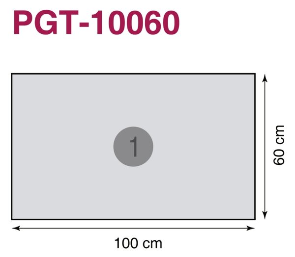 DIMEX | Plexisklo za kuchynskú linku PGT-10060-177 | 100 x 60 cm Ružičky