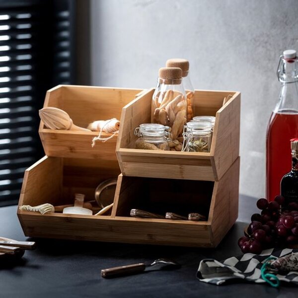 5Five® Bambusový organizér, úložný box, MINI CAJA