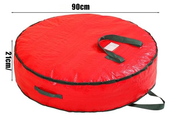 Usporadejto.cz Úložný vak, organizér, obal na veniec - XXL, priemer 90 x 20 cm