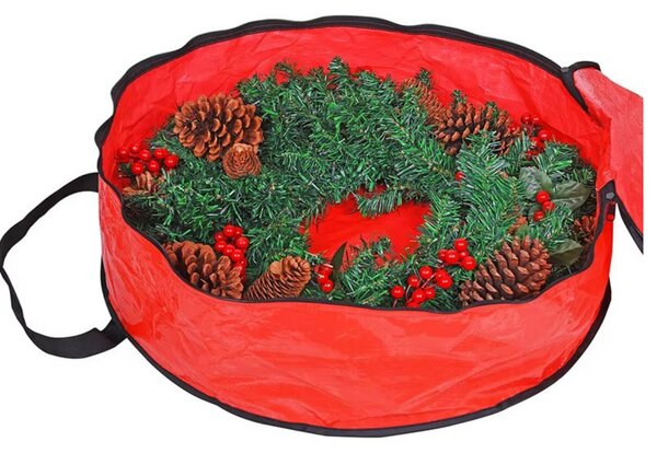 Usporadejto.cz Úložný vak, organizér, obal na veniec - XXL, priemer 90 x 20 cm