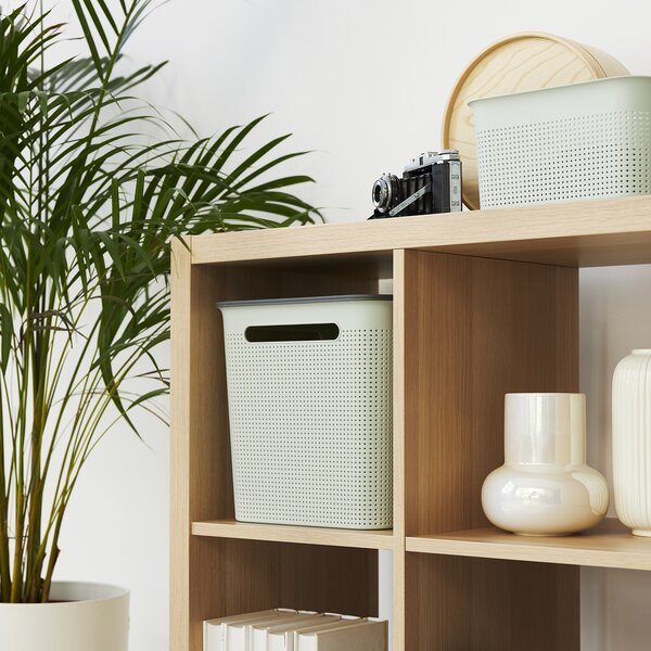 Rotho Úložný box s rúčkami BRISEN 16 l, 36 x 26,2 x 21 cm, biely