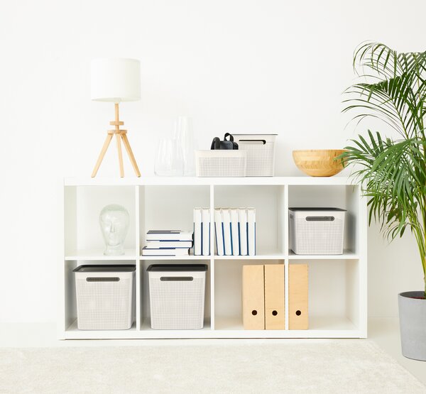 Rotho Úložný box s rúčkami BRISEN 16 l, 36 x 26,2 x 21 cm, biely