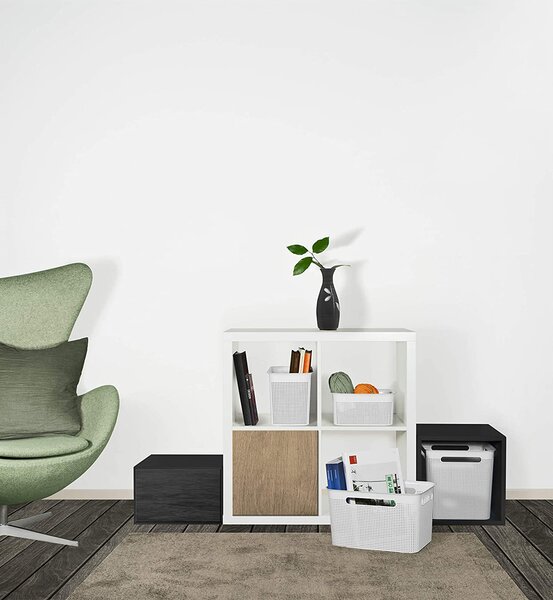 Rotho Úložný box s rúčkami BRISEN 16 l, 36 x 26,2 x 21 cm, biely