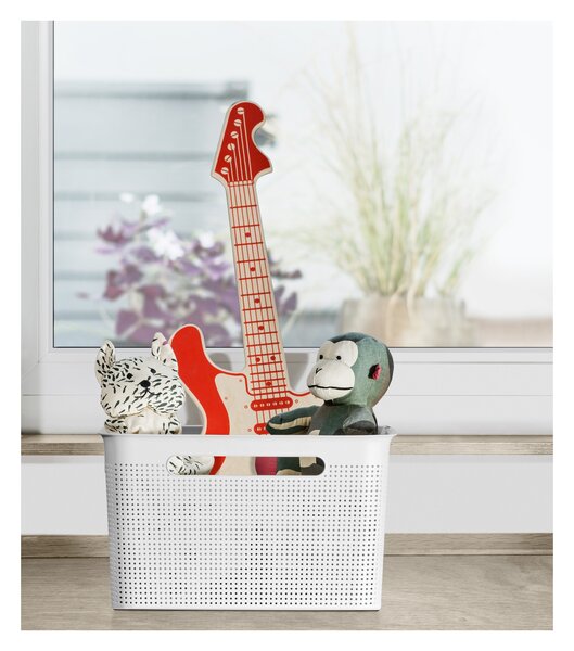 Rotho Úložný box s rúčkami BRISEN 16 l, 36 x 26,2 x 21 cm, biely