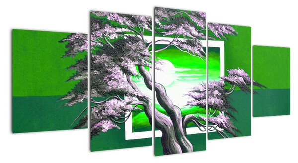 Obraz stromu na stenu (Obraz 150x70cm)