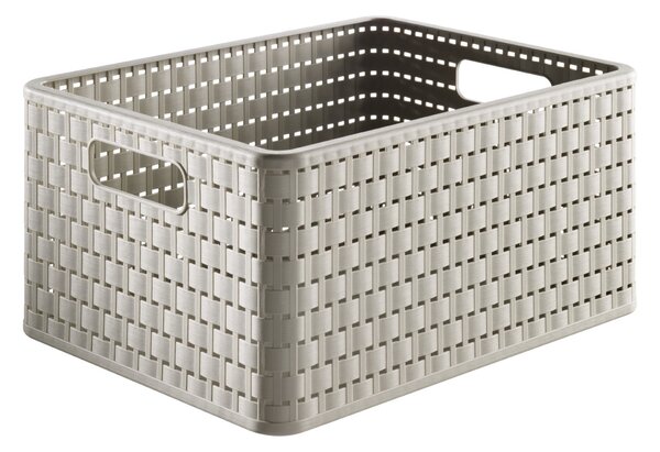 Rotho Úložný box Country 28 l, béžová