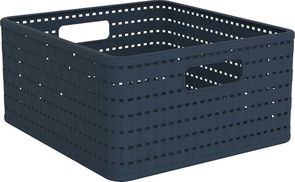 Rotho Úložný box Country 14 l čierna