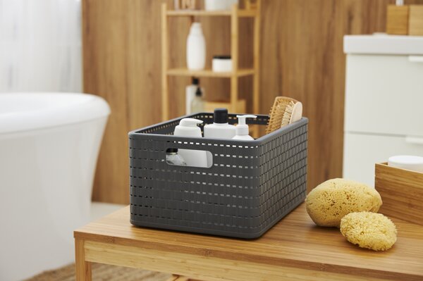 Rotho úložný box Country A4 18L cappuccino