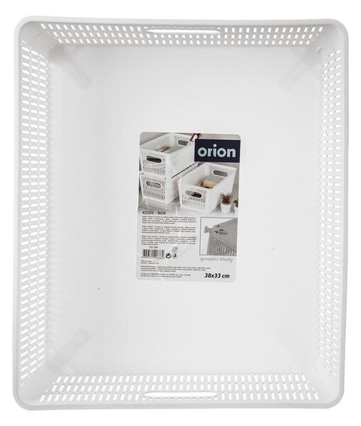 Orion Košík UH Nesta stohovateľný 38 x 33 x 12,7 cm sivý