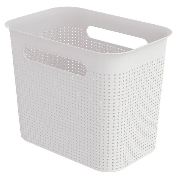 Rotho Úložný box s rúčkami BRISEN 7l, 26x18x21cm, biely