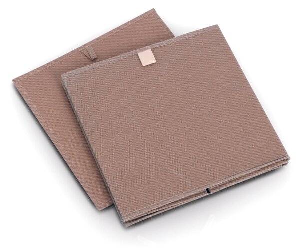 Zeller Present Úložný box, kocka, do štvorcových knižníc WOVEN 32x32x32, mocha