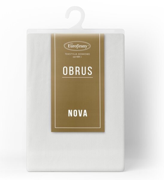 OBRUS MELINDA 180X140 CM BIELY