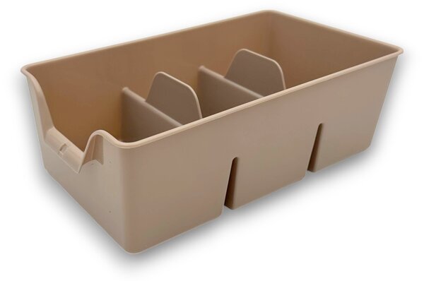 Organizér na korenie vo vrecúškach, zásobník, BEN3 - mocha, 20x14x8