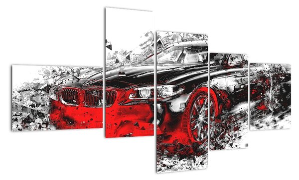 Obraz automobilu - moderný obraz (Obraz 150x85cm)