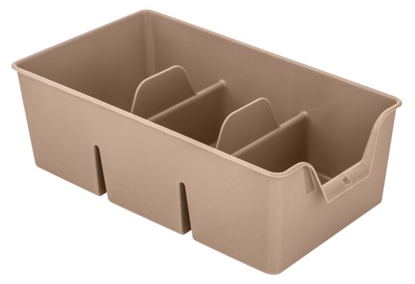 Organizér na korenie vo vrecúškach, zásobník, BEN3 - mocha, 20x14x8