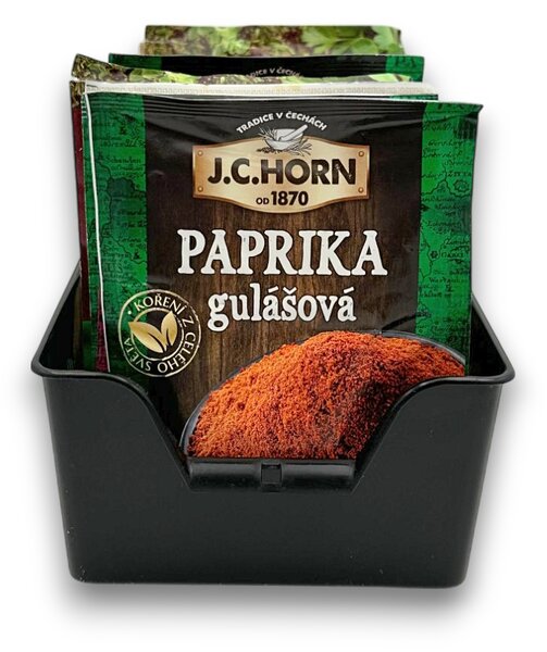 ALTOM Organizér na korenie vo vreckách, zásobník, BEN3 - čierna, 20x14x8