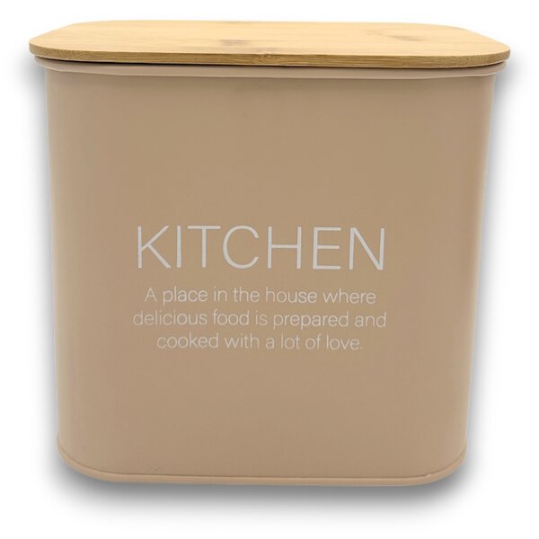 Zeller Present Sada 3ks plechových dóz ZELLER KITCHEN, mocha