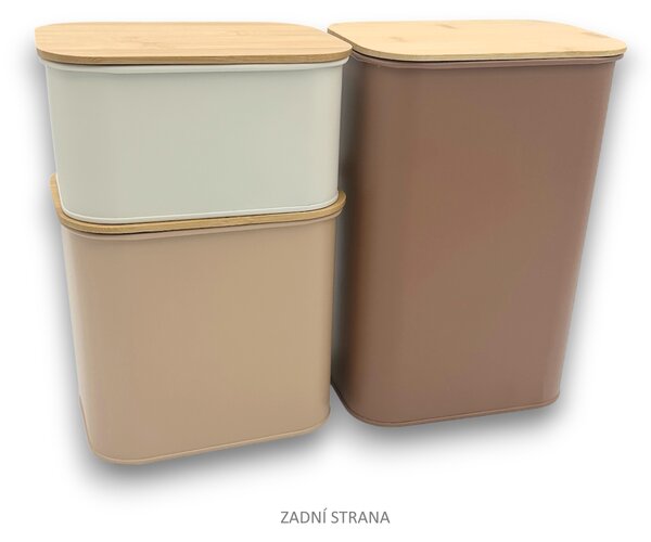 Zeller Present Sada 3ks plechových dóz ZELLER KITCHEN, mocha