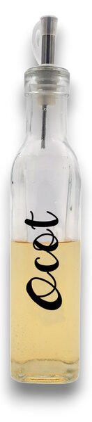 Zeller Present Súprava fliaš na olej a ocot 500ml+270ml so štítkami, Zeller