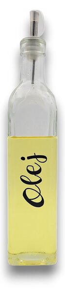 Zeller Present Súprava fliaš na olej a ocot 500ml+270ml so štítkami, Zeller