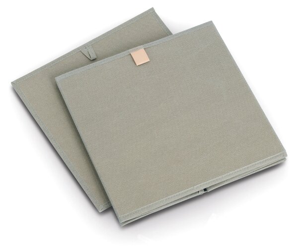 Zeller Present Úložný box, kocka, do štvorcových knižníc WOVEN 32x32x32, khaki