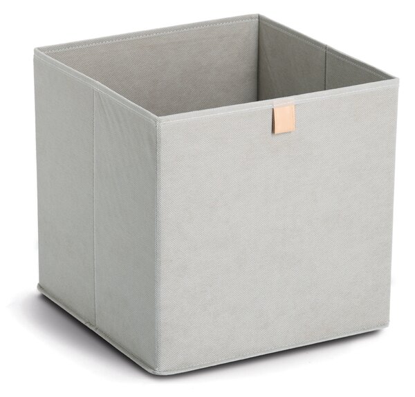 Zeller Present Úložný box, kocka, do štvorcových knižníc WOVEN 32x32x32 cm, sivý