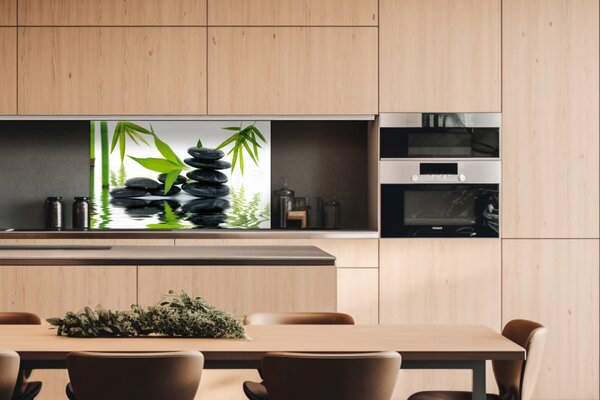 DIMEX | Plexisklo za kuchynskú linku PGT-10060-032 | 100 x 60 cm Kamene Zen